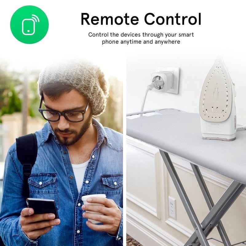 WiFi Wireless Smart Socket Plug 16A, 3680W, TUYA / smart Life, NOUS A7