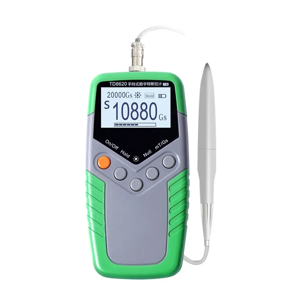 TD8620 Permanent Magnet Gauss Meter Class 5 Accuracy Handheld Digital Tesla