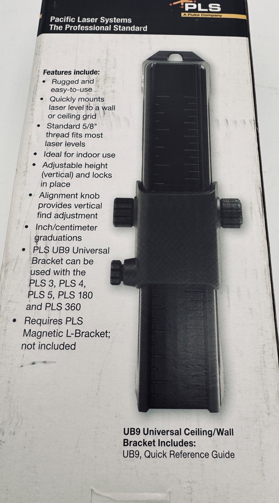 PLS UB9 laser Universal Ceiling & Wall Bracket