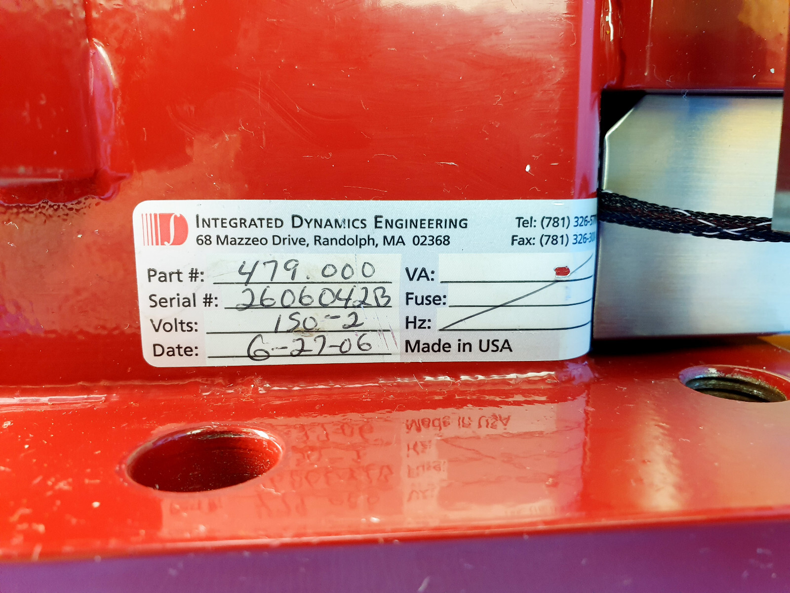 Integrated Dynamics Engineering 479.000 active vibration isolation modules