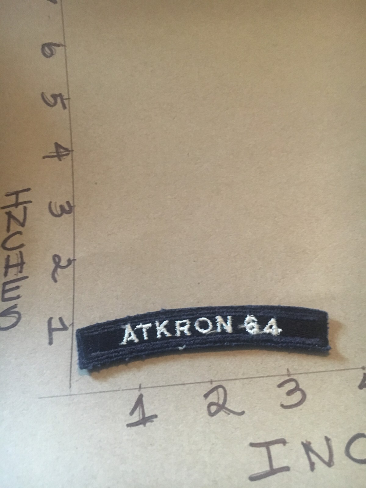 US NAVY SHOULDER STRIP TAB rocker PATCH Atkron 64