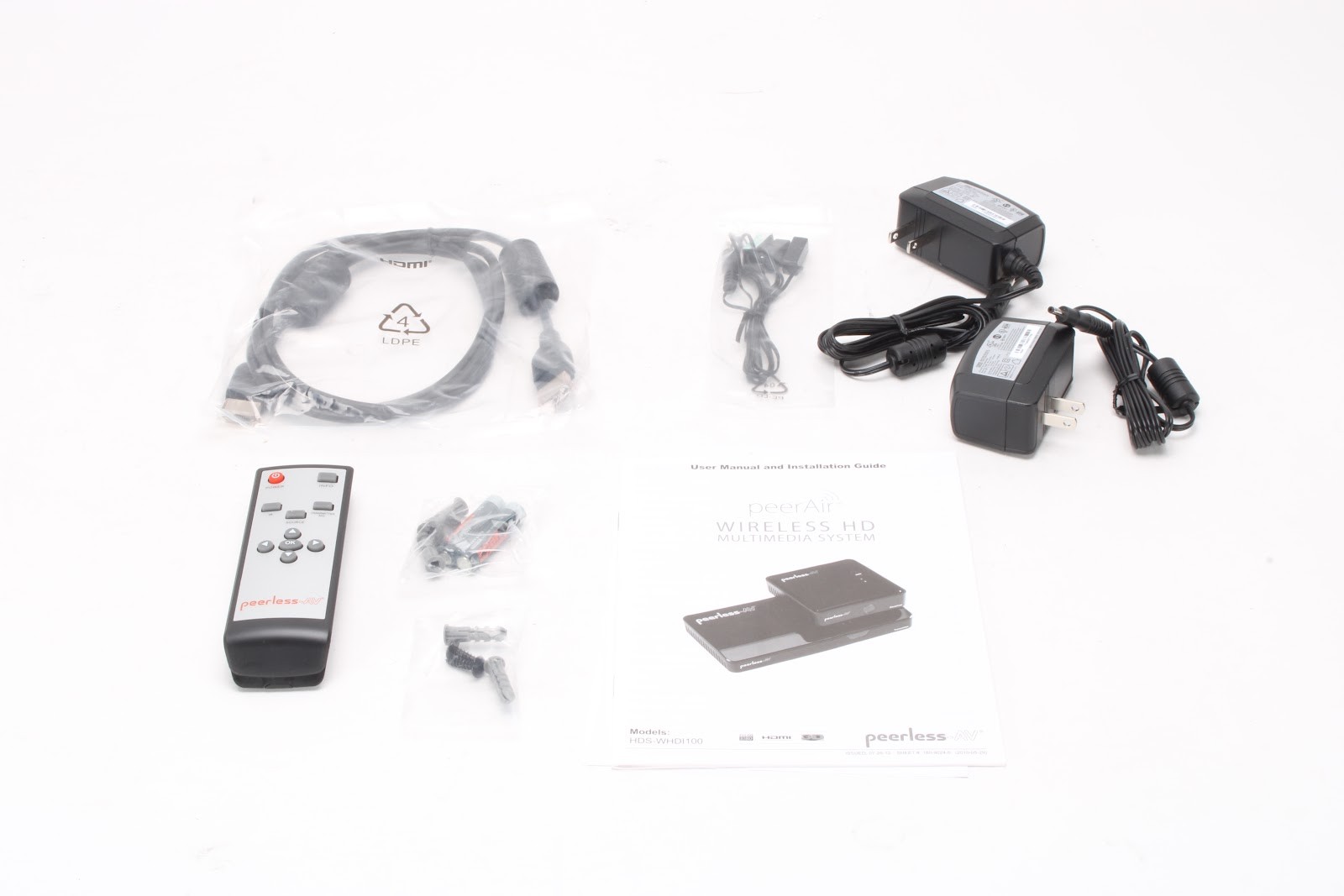 Peerless HDS-WHDI100 Wireless HD Multimedia System - New Open Box