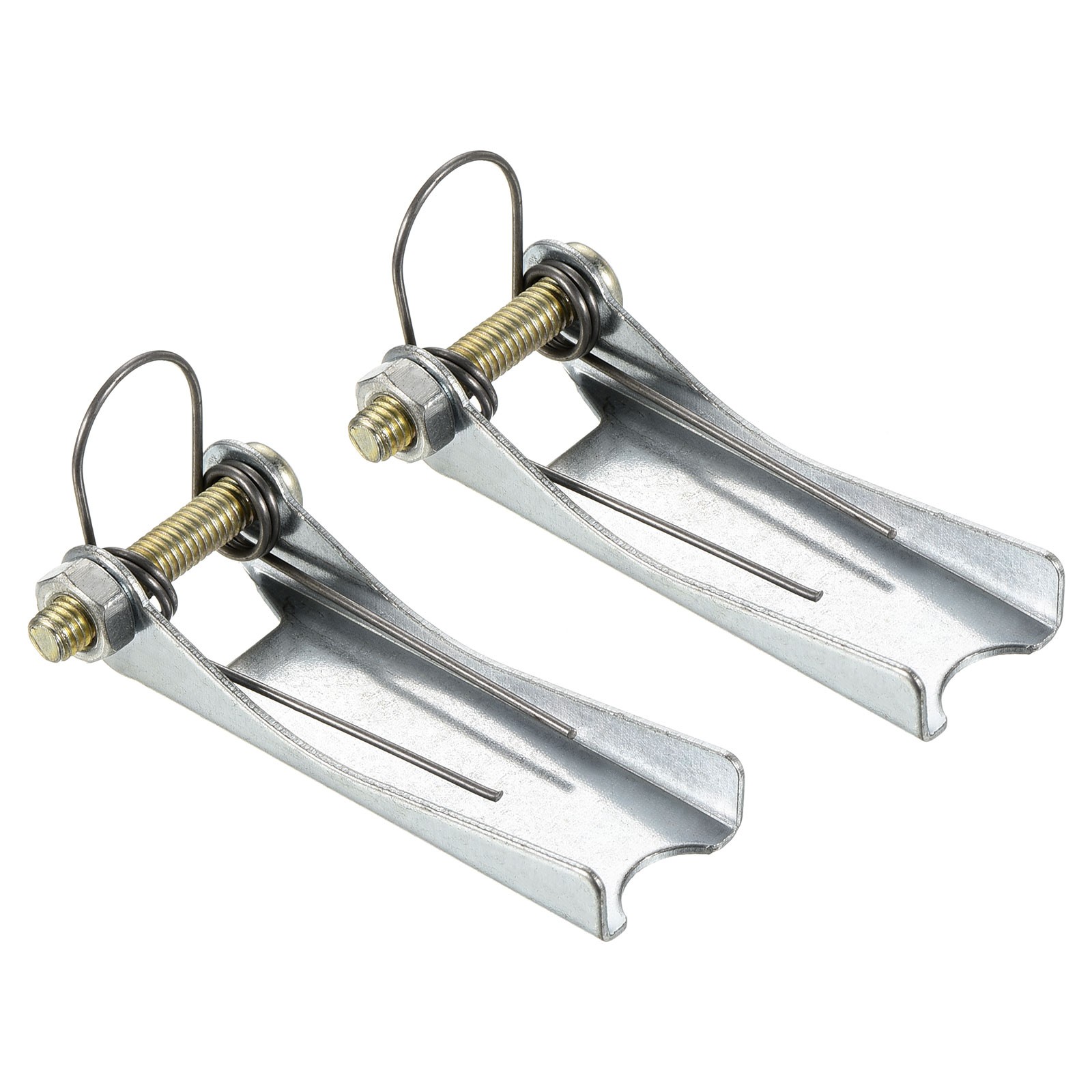 2 Pack 1.9 Inch Replacement Hooks Latch Metal Towing Receiver Hitch Silver
