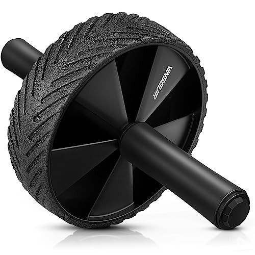 Vinsguir Ab Roller Wheel - Workout Equipment for Abdominal & Medium, Black