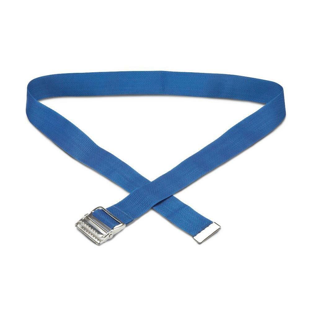 *1-Pack* Medline Polypropylene Gait Belt With Buckle Blue 2" X 60" MDT821207BLU