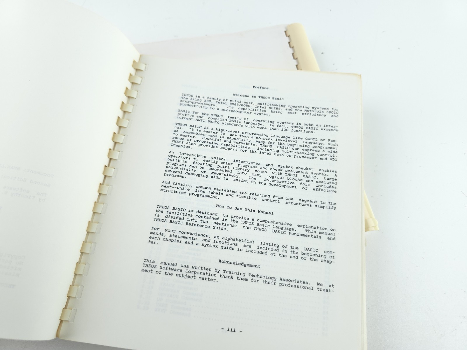 Theos Operating Language Programming Users Guide Manual Vintage Computer