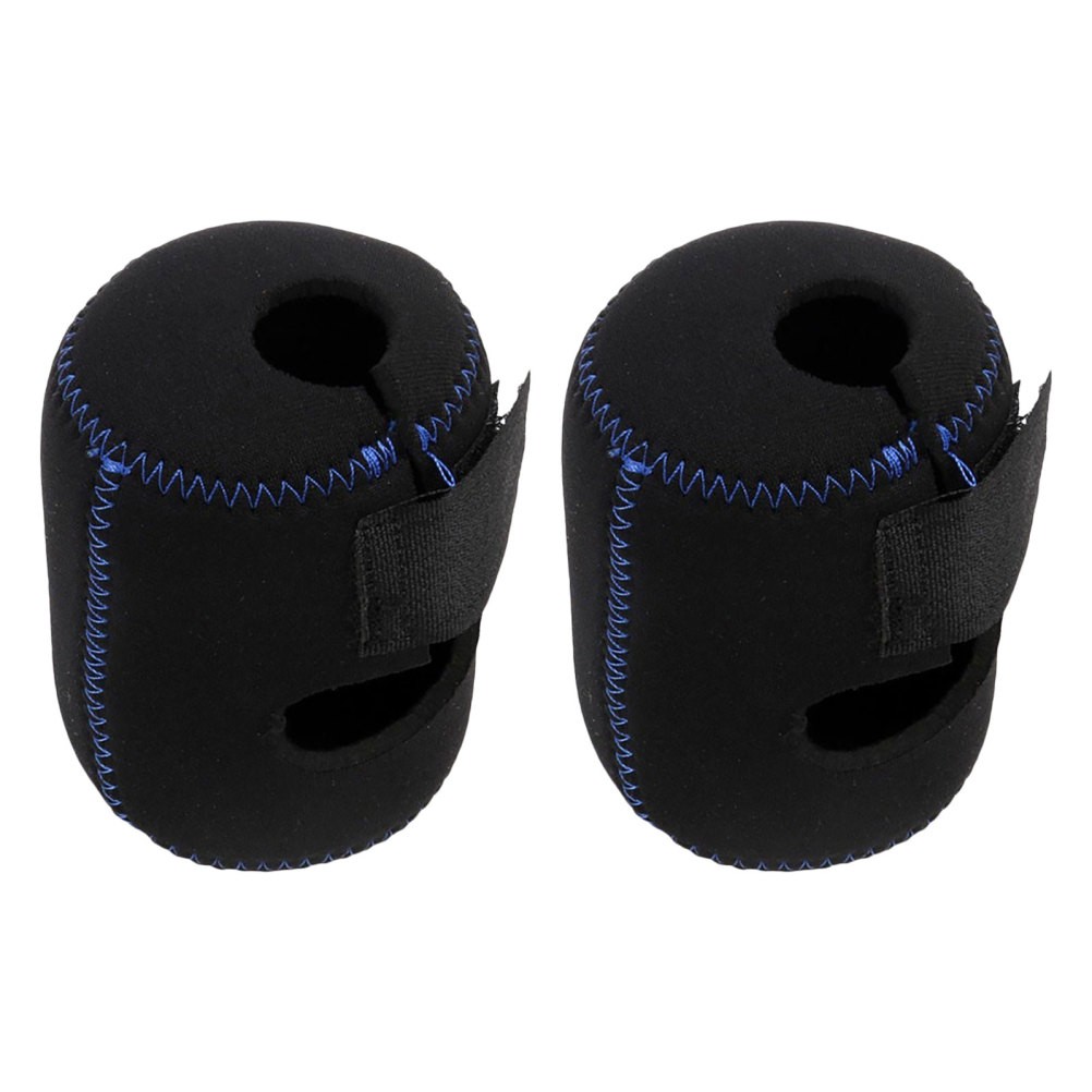2 Pcs Neoprene Fishing Reel Bags Protective Sleeve for Fishing Gear