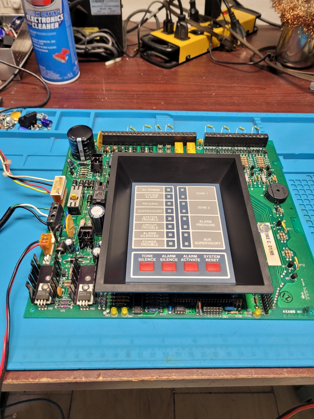 FIRE LITE FIRE ALARM CONTROL PANEL MODEL MS-4424 (4XAMB).