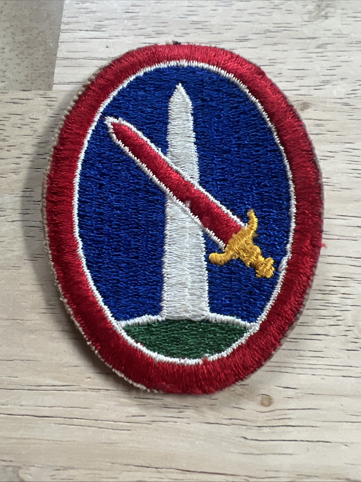 Army us WASHINGTON DISTRICT WW2 Original Patch