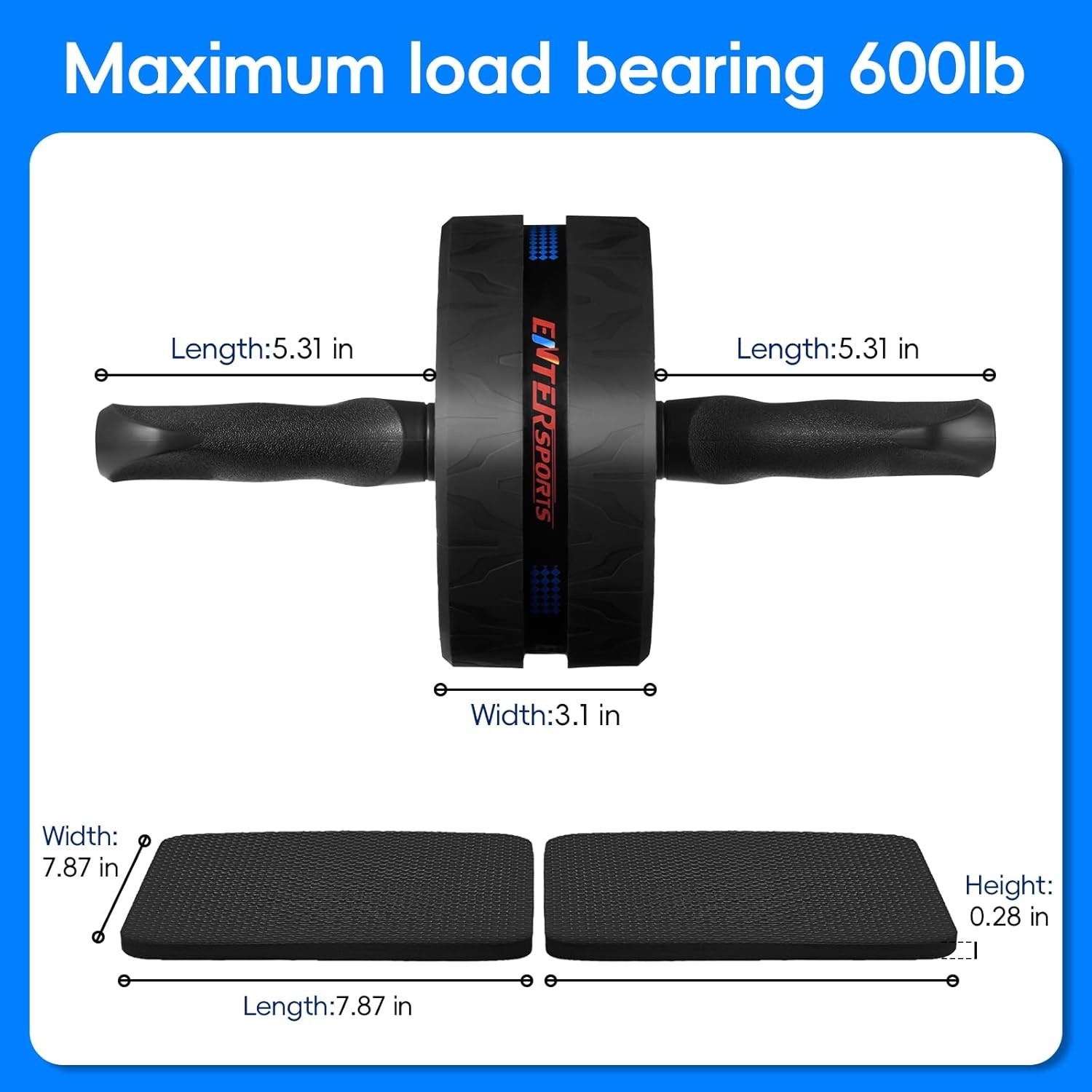Ab Roller Wheel for Abs Workout - Abdominal Exercise Equient