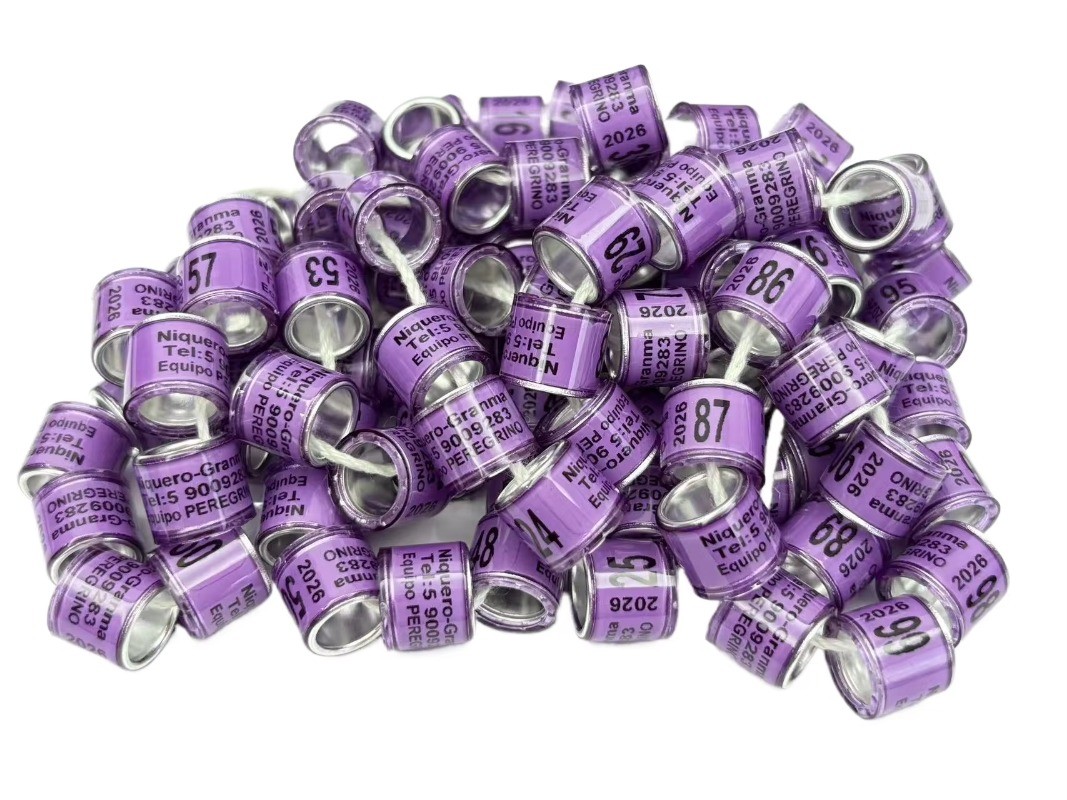 100pcs name loft personal customized band racer product pigeon pet bird leg ring