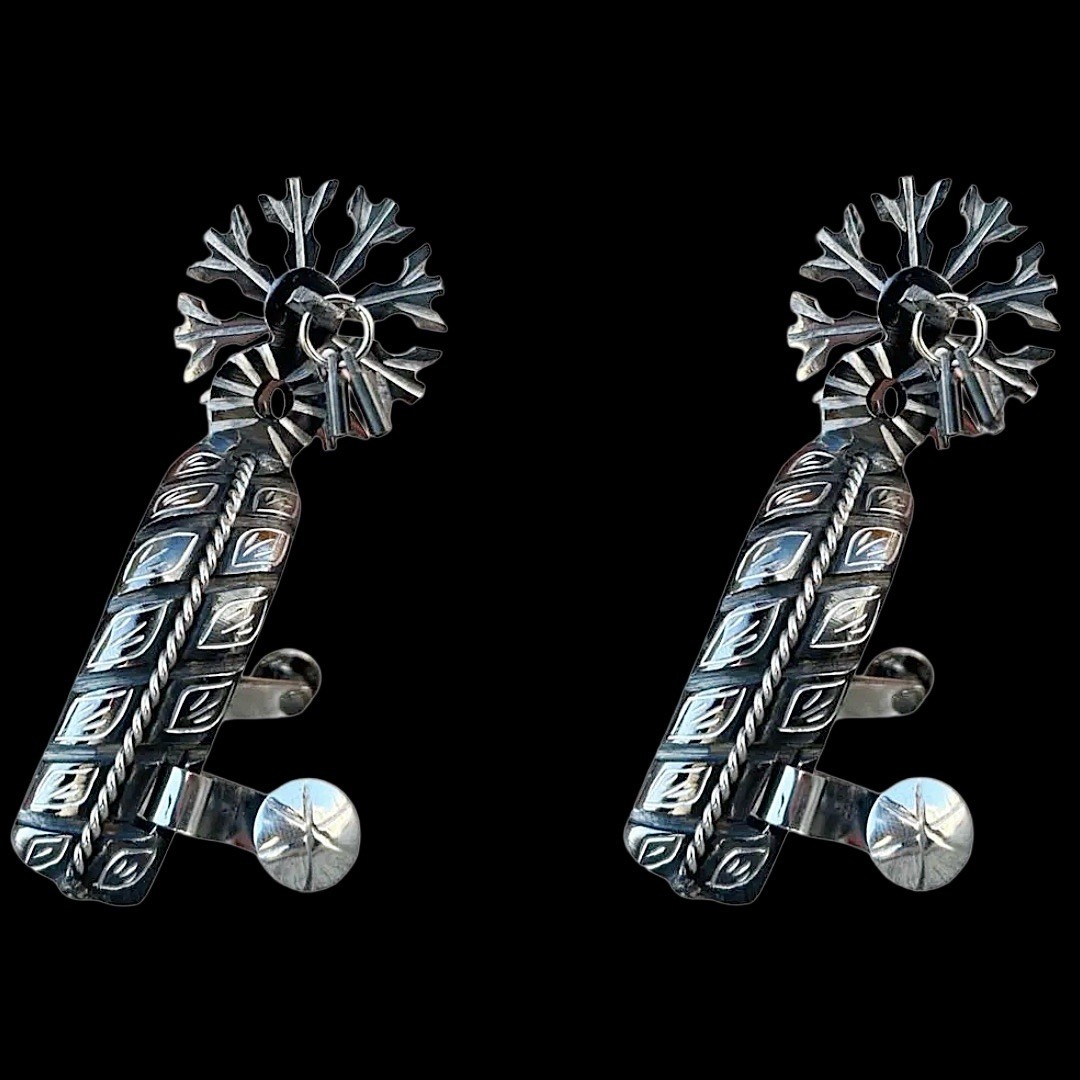 Mexican CHARRO SPURS ESPUELAS Charras Style Charreria HORSE Boot Gear Mexico