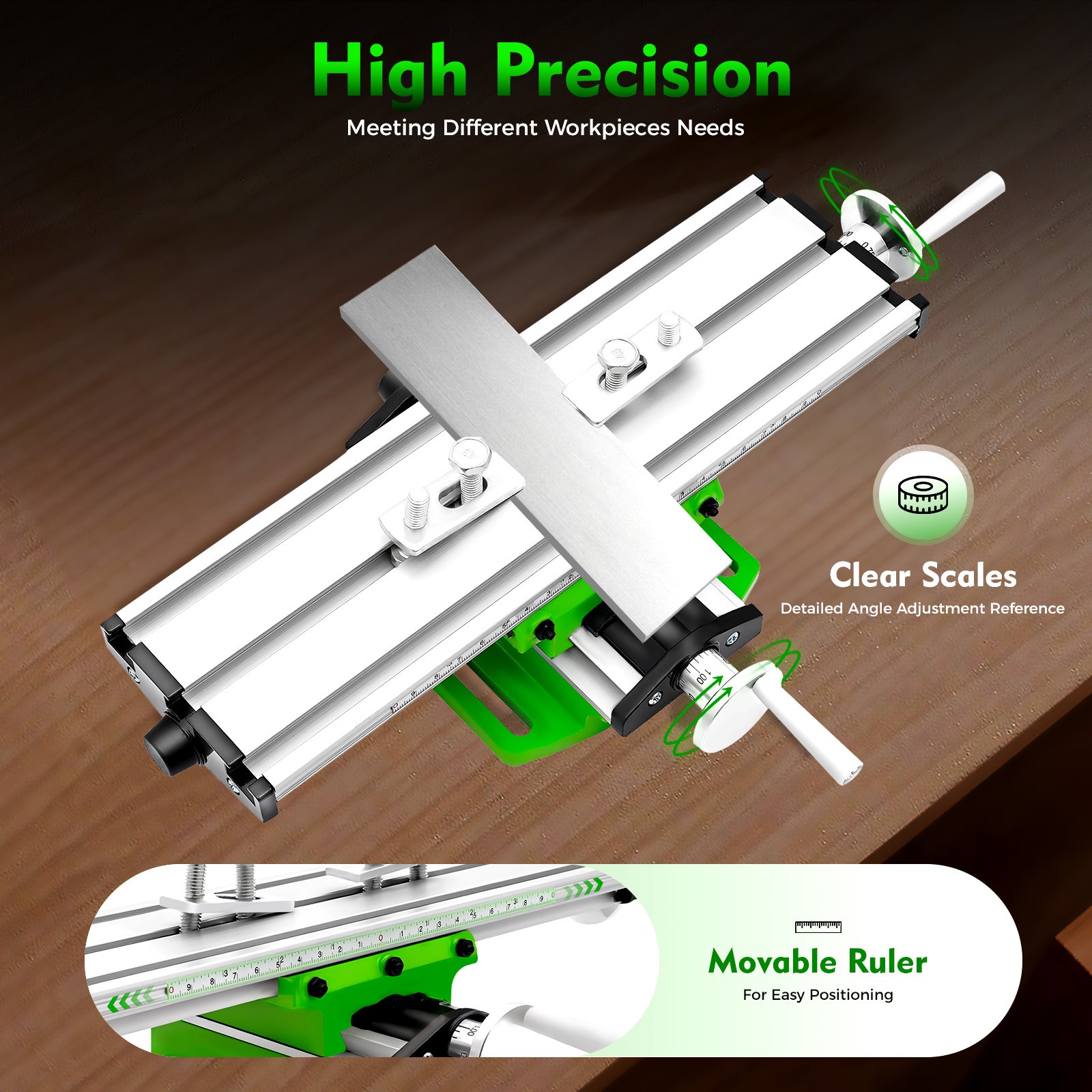 Compound Drilling Slide Table Milling Machine Worktable Cross Slide Table