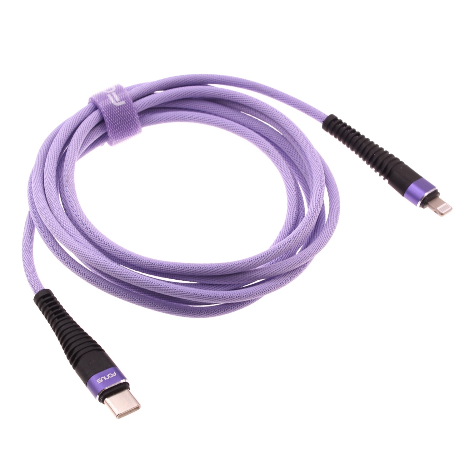 For iPhone 11 12 13 14 iPad USB-C Purple 10ft PD Cable Extra Long Cord Fast