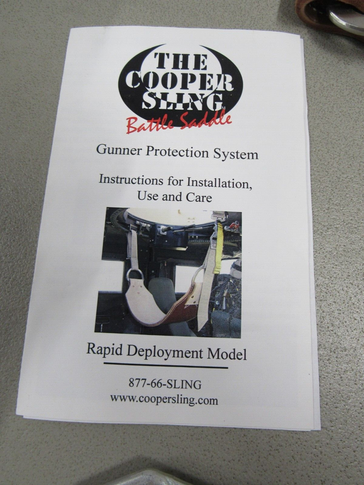 US Cooper Sling Gunners Seat HMMWV Battle Saddle Made in USA