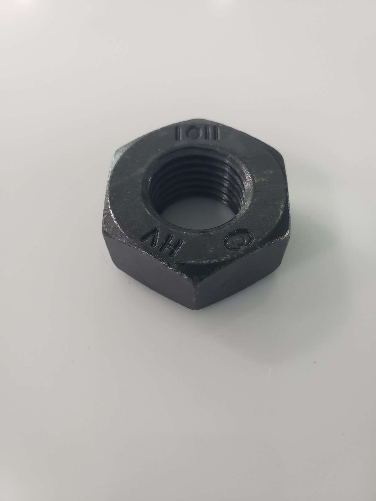 M27-3.00 Hex Nut, Steel, Class 8.8, Black Oxide, 10 Lot