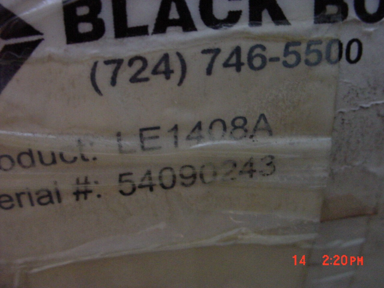 Blackbox Modular Switch LE1408A