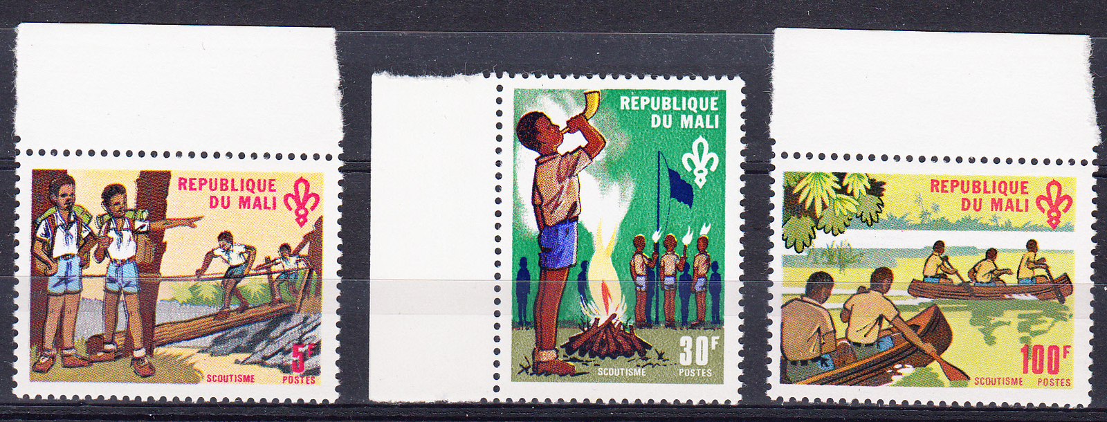 W MALI 0145-147 SCOUTISM
