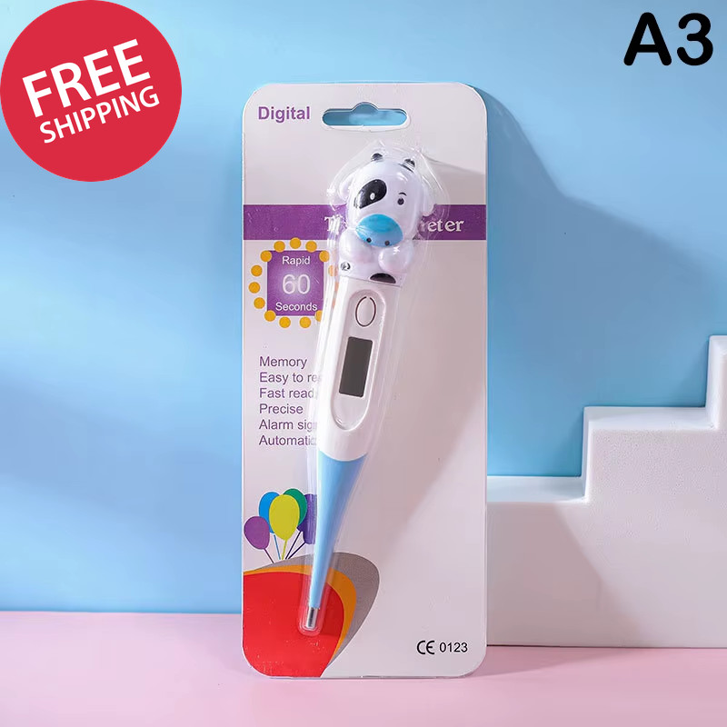Cartoon Electronic Soft-Head Thermometer Household Human Armpit Digital Thermome