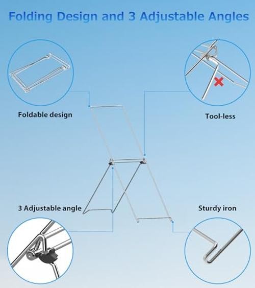 Portable Solar Panel Stand Multi-functional Solar Panel Brackets X-Large