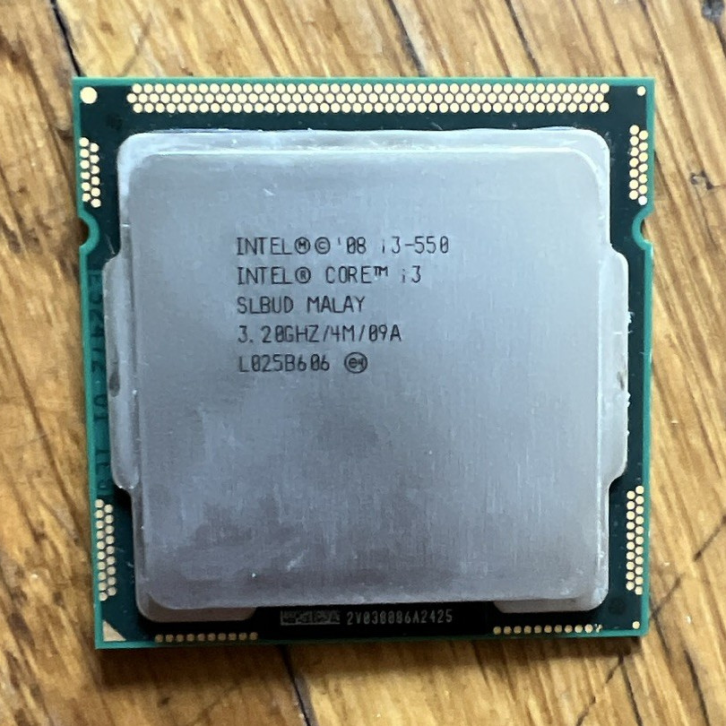 Intel Core i3-550 3.20GHz 2-Core LGA1156 CPU 4MB L3 Cache SLBUD