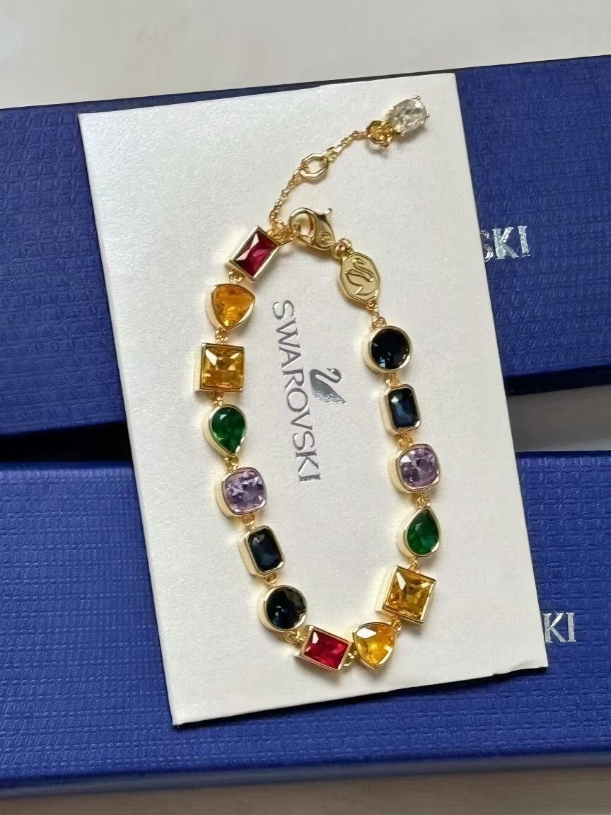 Swarovski GEMA Multicolored Candy Bracelet - High-end Luxury Handbag.NIB