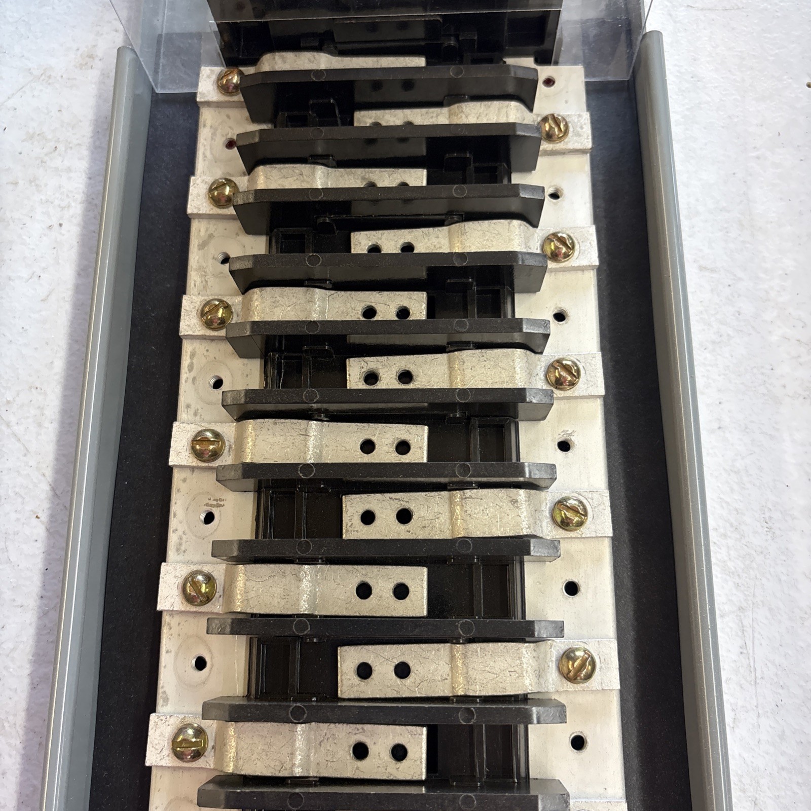 Square D NQOB-303 panelboard interior
