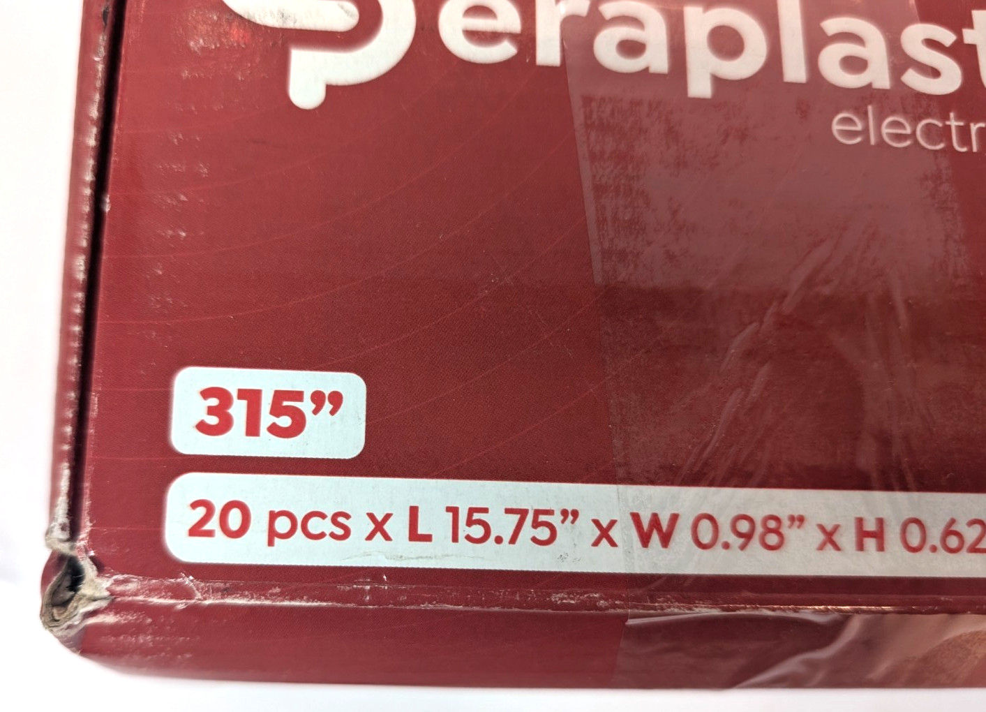 315" Cable Concealer ( eraplast ) 45 pcs includes screw anchors