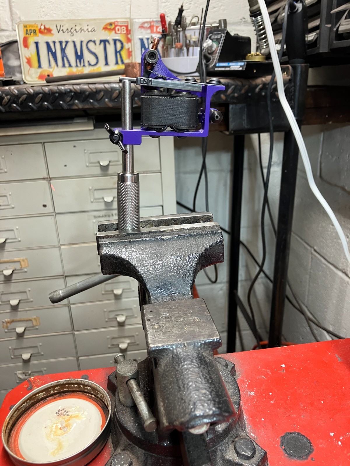 Dan Self Made Tattoo Machine, J Frame, Power Liner