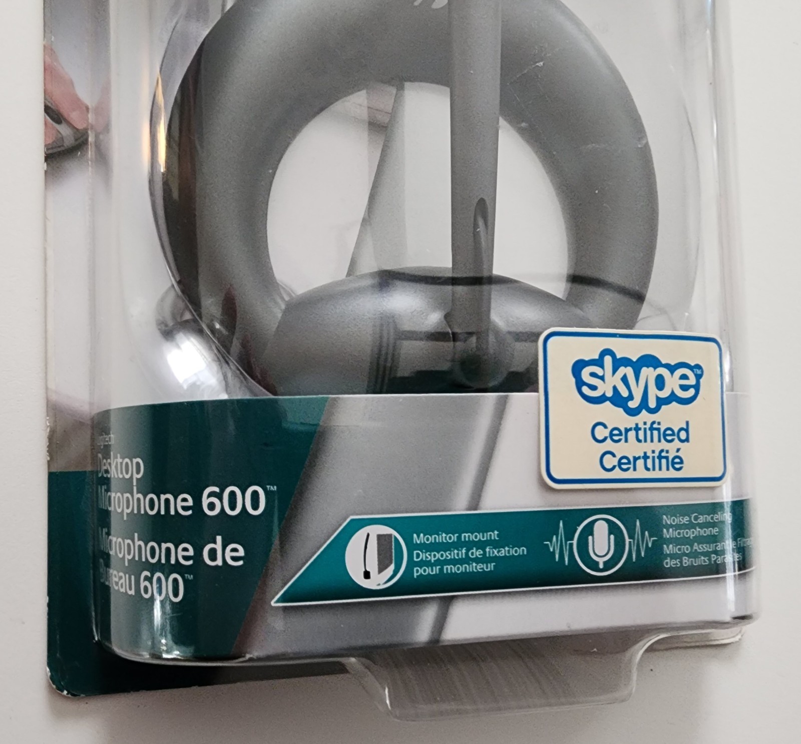 Logitech Desktop Microphone 600 New in Original Package
