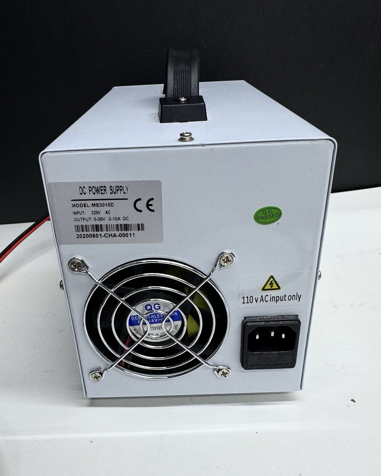 Digital Adjustable DC Power Supply Stabilizer Model QW-MS3010D ** Tested Works