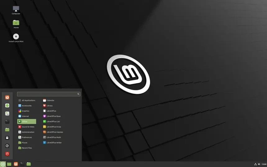 Linux Mint 22.2 ZARA Cinnamon 64bit Version Released Q2 2025 BOOTABLE LIVE DVD