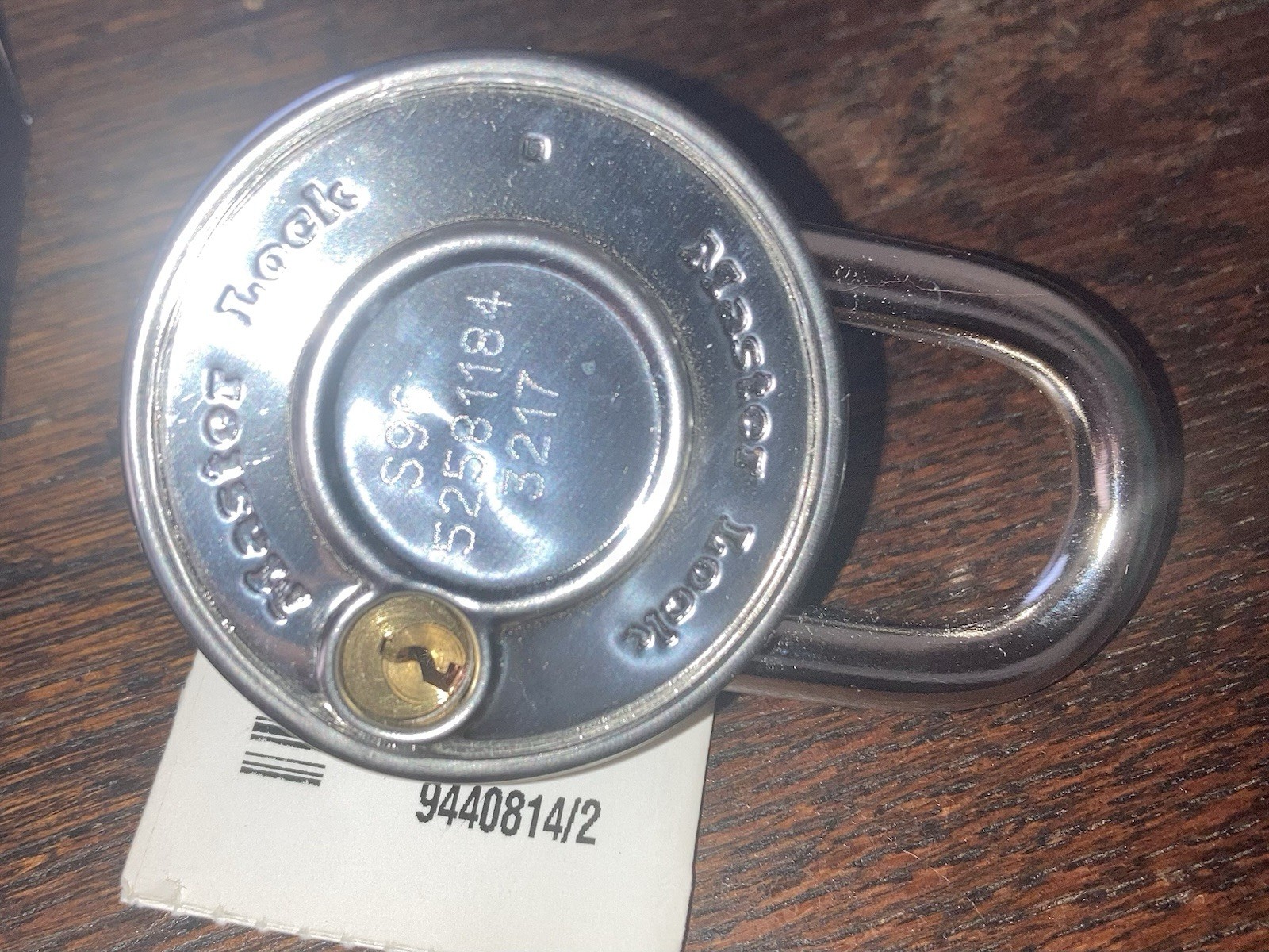 Master Lock 1502 Combination Padlock Round Dial Block Guard Locker Padlock