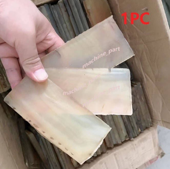 1Pc Natural White Sheep Horn Sheet Knife Blanks Plate Scales Handle Material