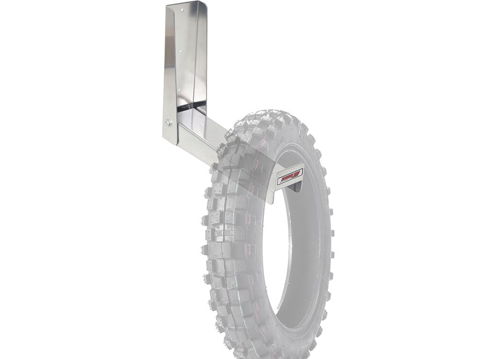 Extreme Max 5001.6672 Universal Aluminum Folding Tire & Cable Wall Hanger Silver