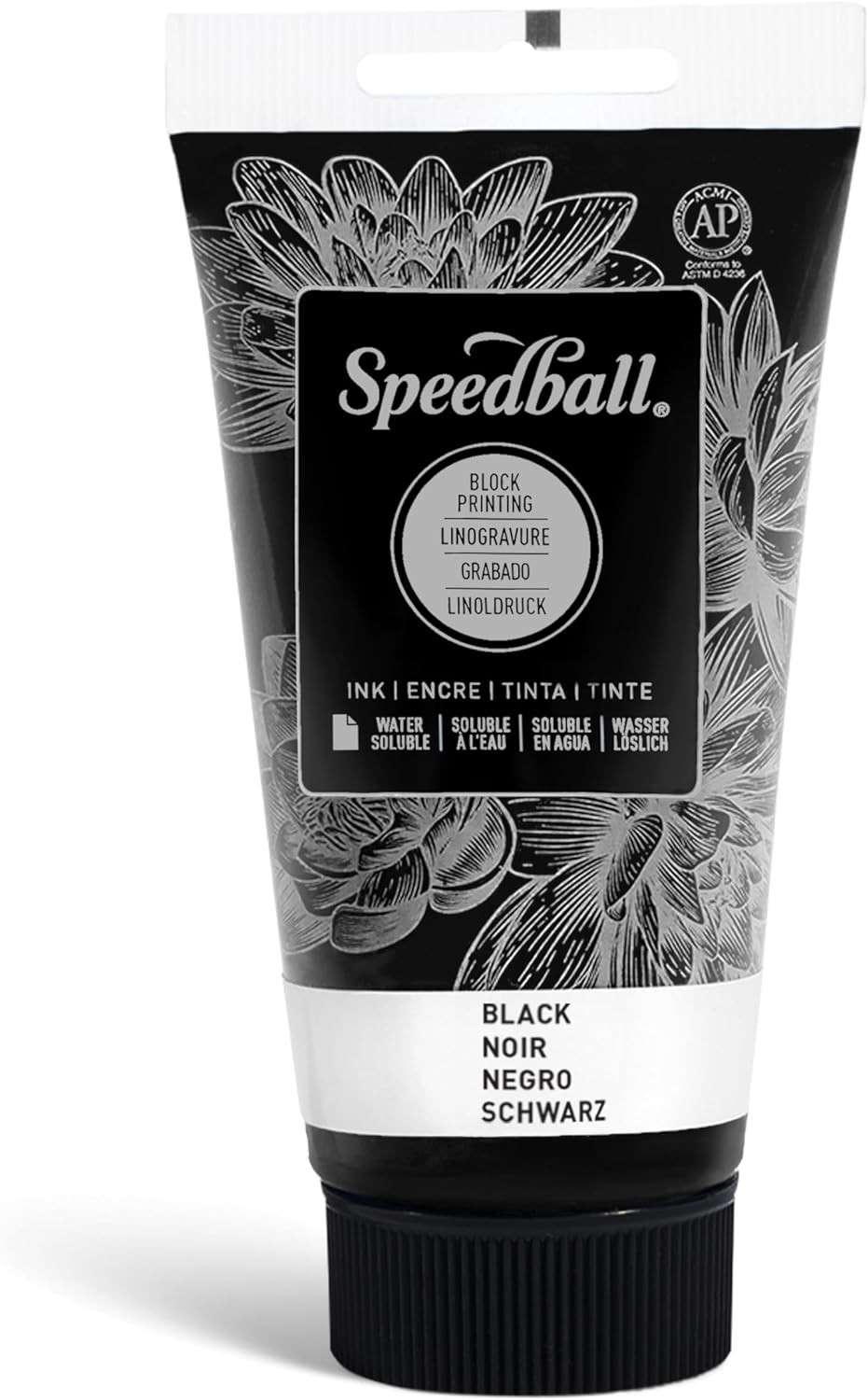 Speedball Water Soluble Block Printing Ink 2.5oz Tube Relief Printmaking Supplie