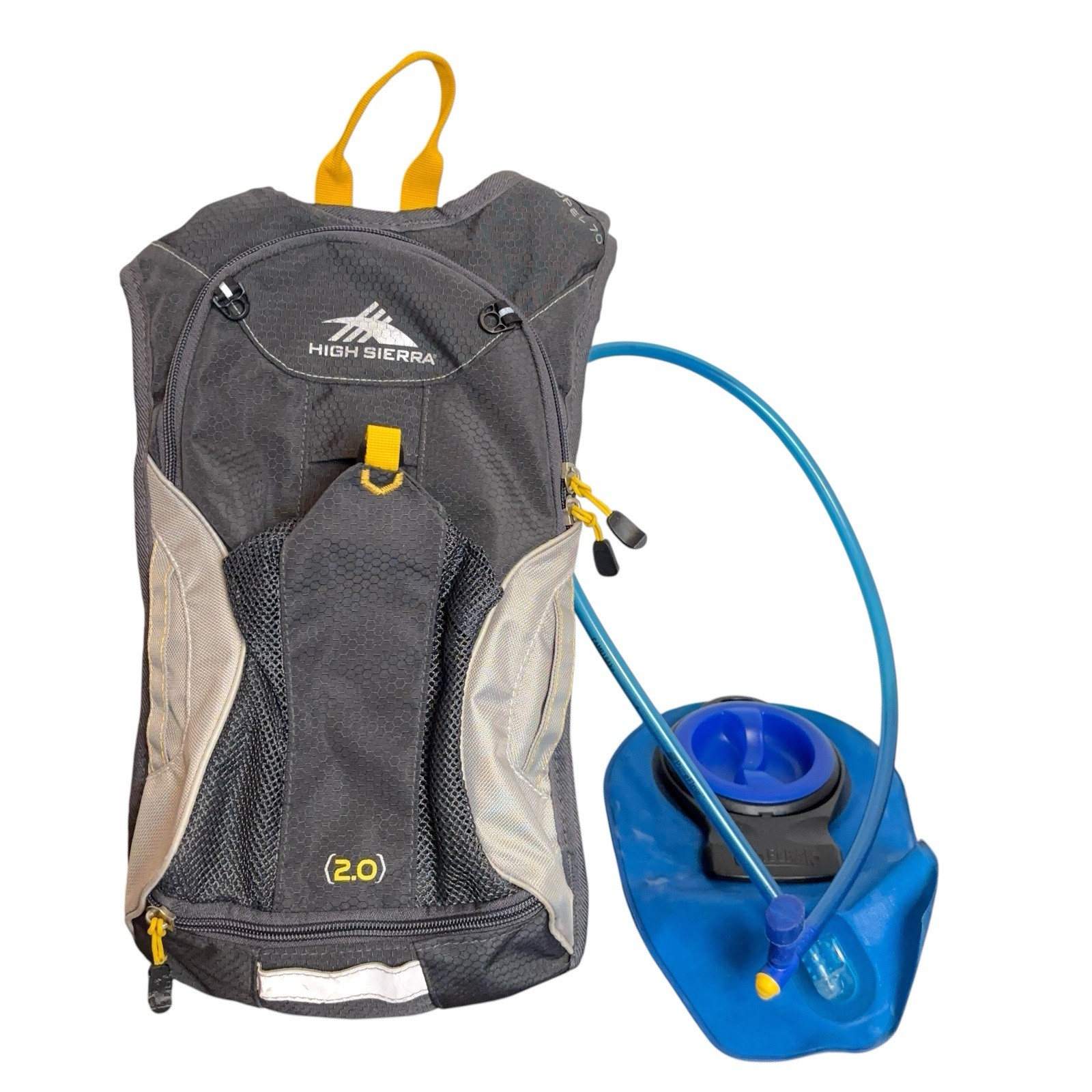 High Sierra Propel 7 Hydration Pack 2.0L Backpack + Bladder Clean Hiking Running