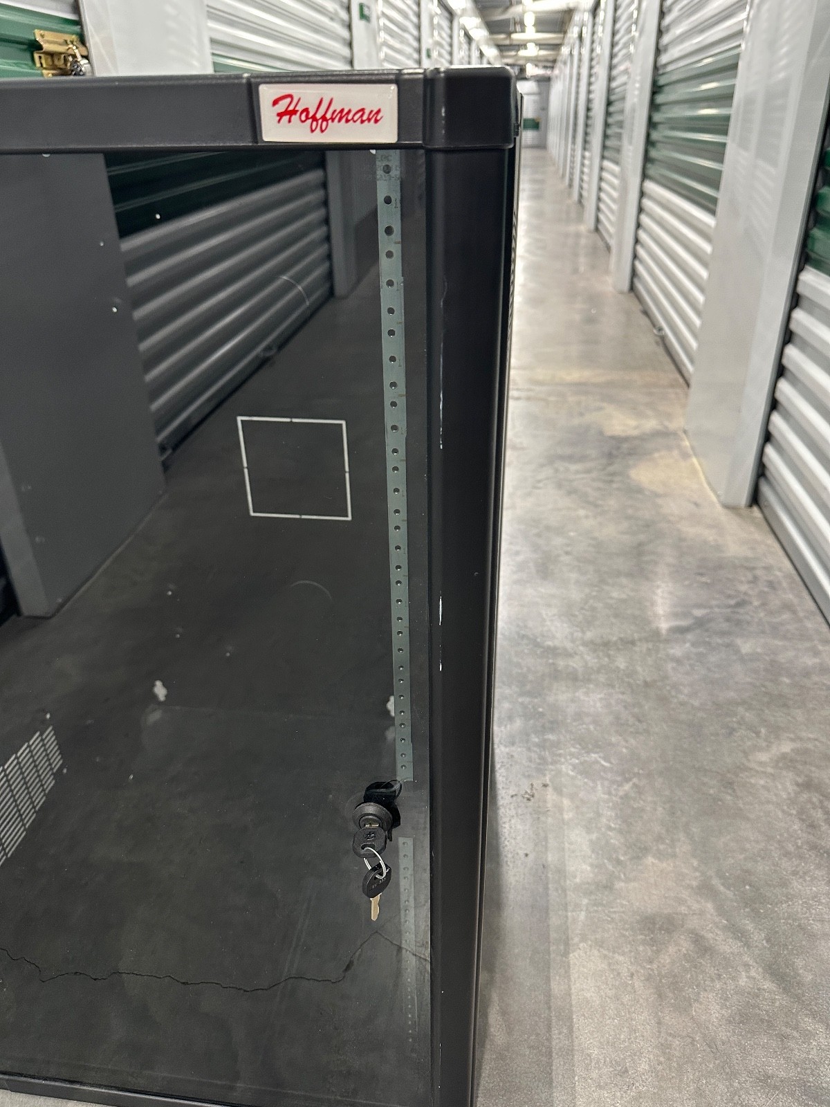 Hoffman Wall-Mount Double-Hinged 19U Rack USED eWMW362418 - Clean/Great Shape