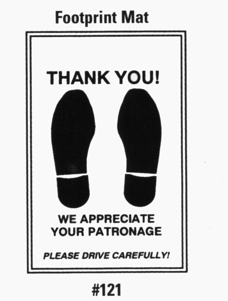 500 Car Dealers Paper Floor Mats - Automotive Repair Shops #121