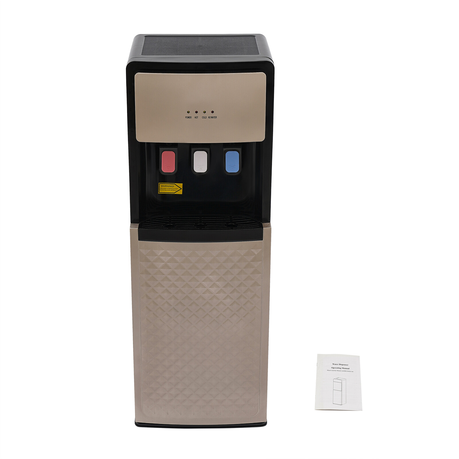 Bottom Loading Water Cooler Dispenser with Hot, Cold, and Room Temperature