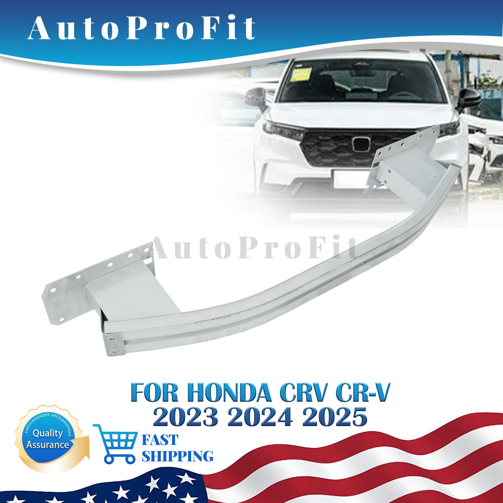 Fits Honda CRV CR-V 2023 2024 2025 Front Bumper Reinforcement Impact Bar