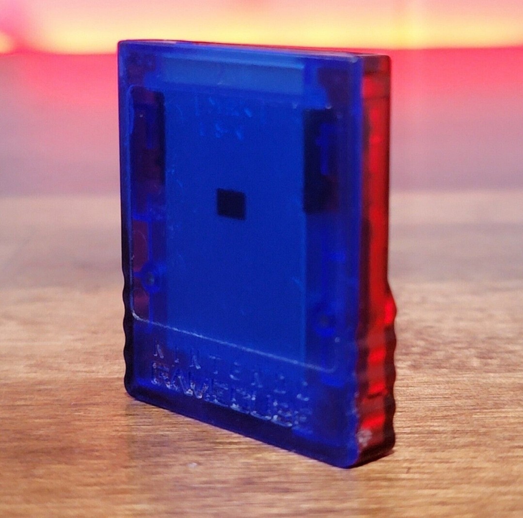 Official Nintendo GameCube Pokemon Box Ruby & Sapphire Memory Card 59 Block