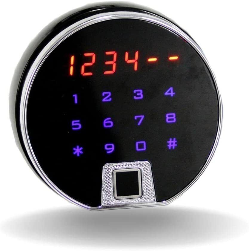 Fingerprint Safe Electronic Lock Biometric LED Touch Gun Safe Lock Replacement