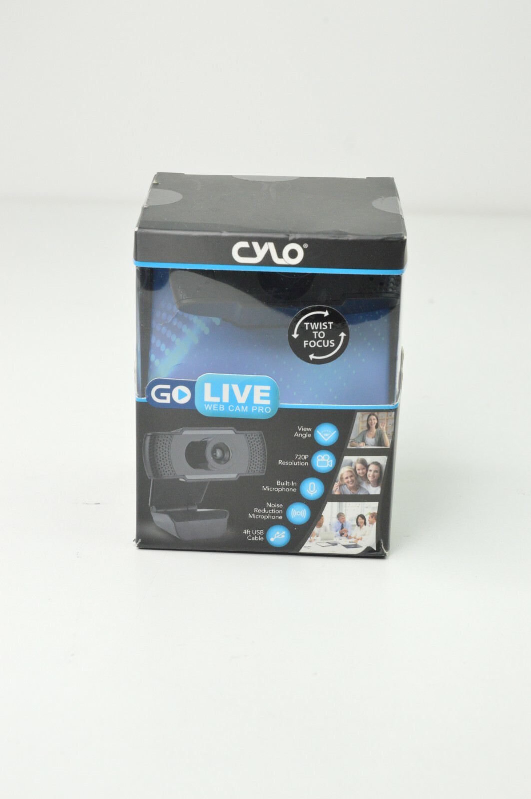 Cylo Live Web Cam Pro 720 P with 30 Fps and 100 Degrees View Angle