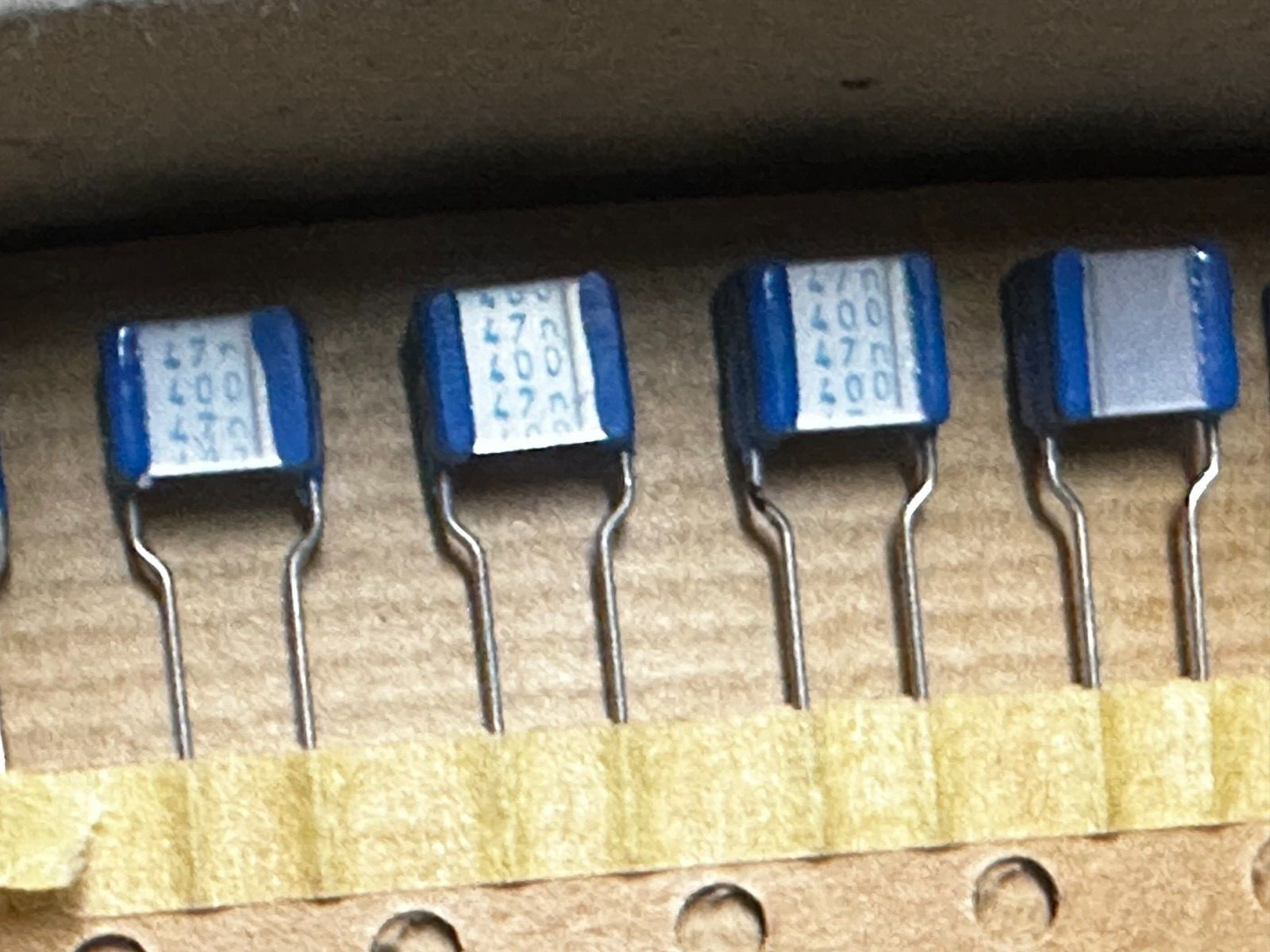10 pcs - Siemens Klangfilm  0.047uF (47nF) 400V vintage quality  Film Capacitor