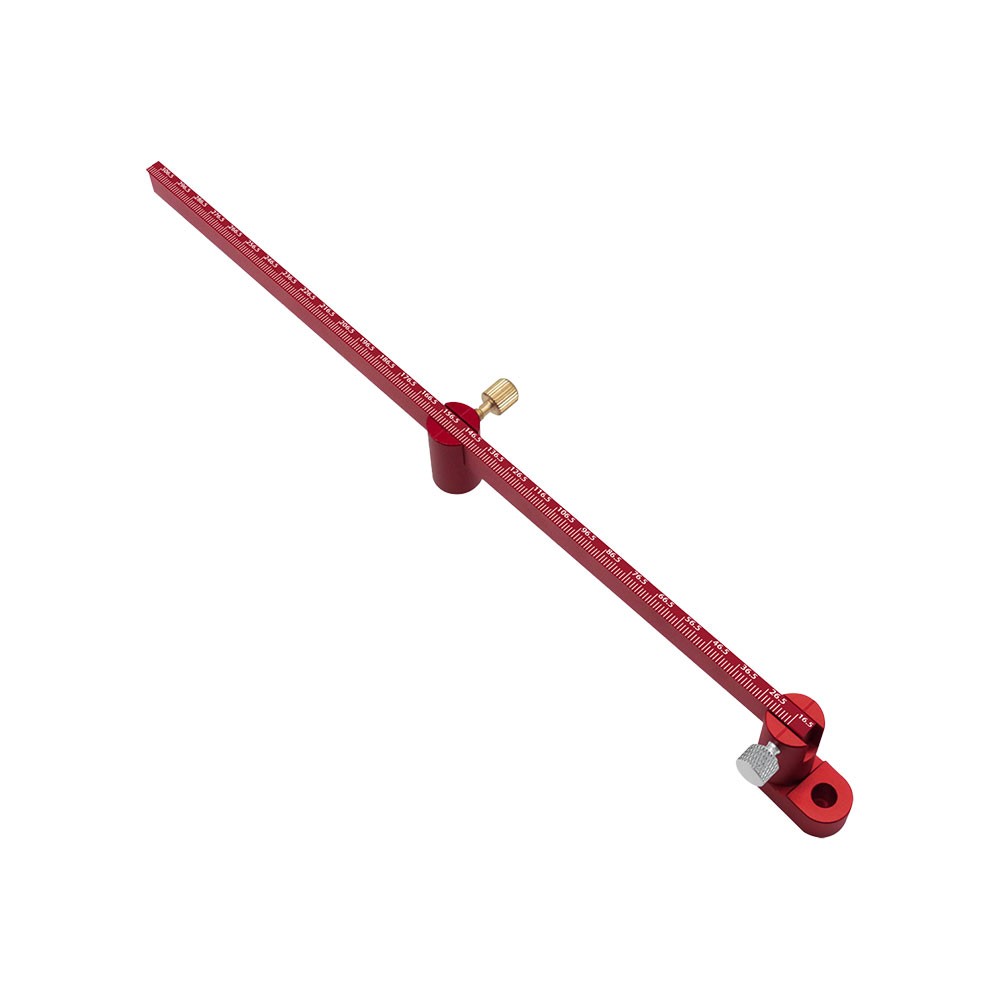 Woodworking Compass Scriber 300mm Fixed Point Marking Gauge Adjustable Circle TL