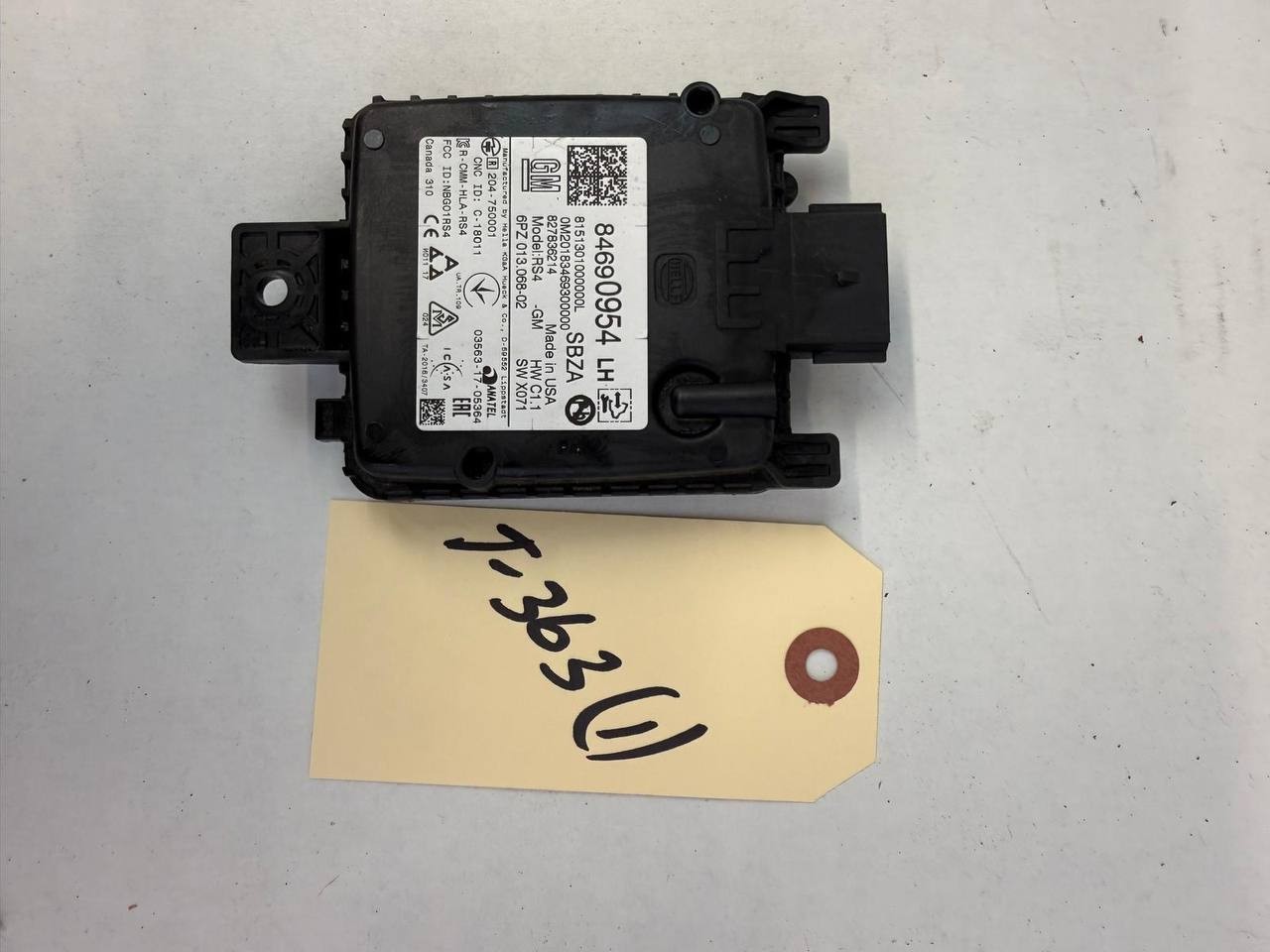2019 - 2021 OEM CADILLAC CHEVROLET GMC RIGHT RH Blind Spot Radar Module Sensor