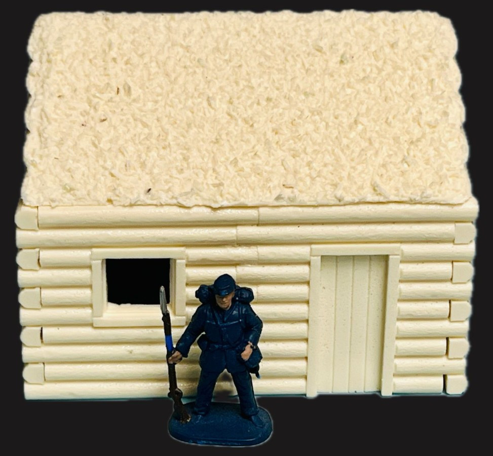 1/72 Scale Log Cabins Farm Country Buildings Terrain Model – Diorama & Wargaming
