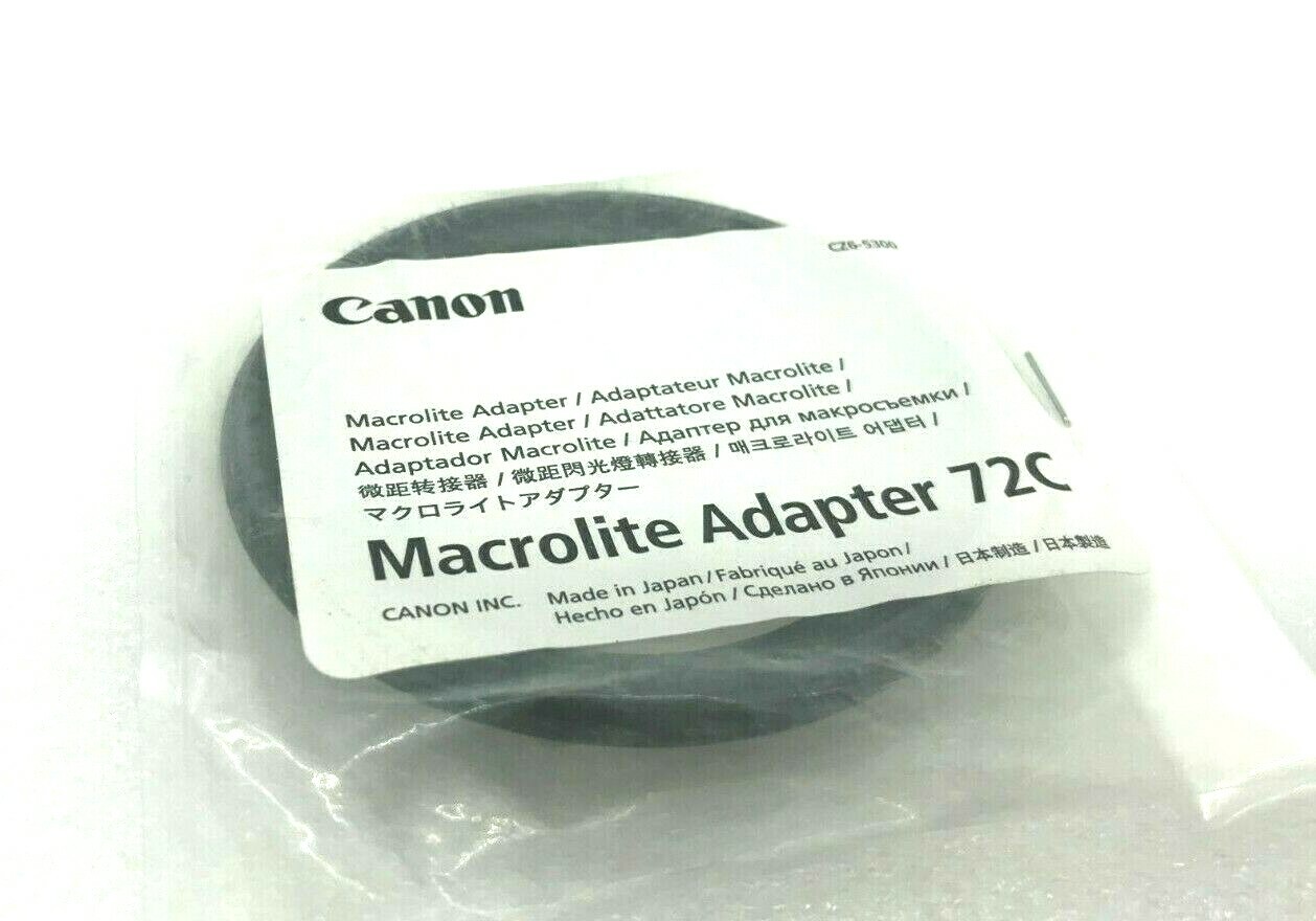 New CANON 72C Macrolite Adapter