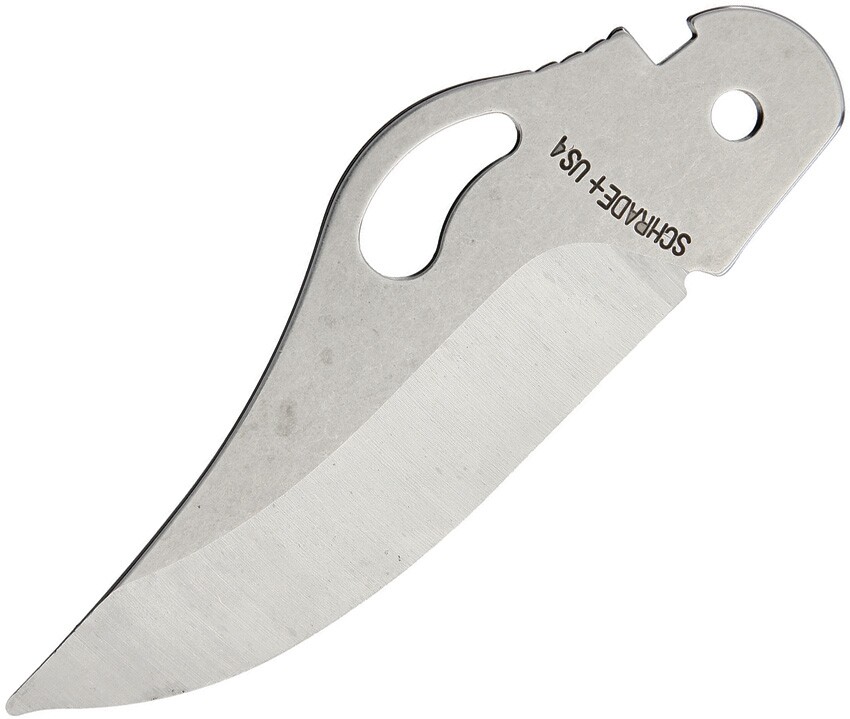 Schrade Knife Blade Replacement Satin Finish Stainless Clip Point S653 USA MADE